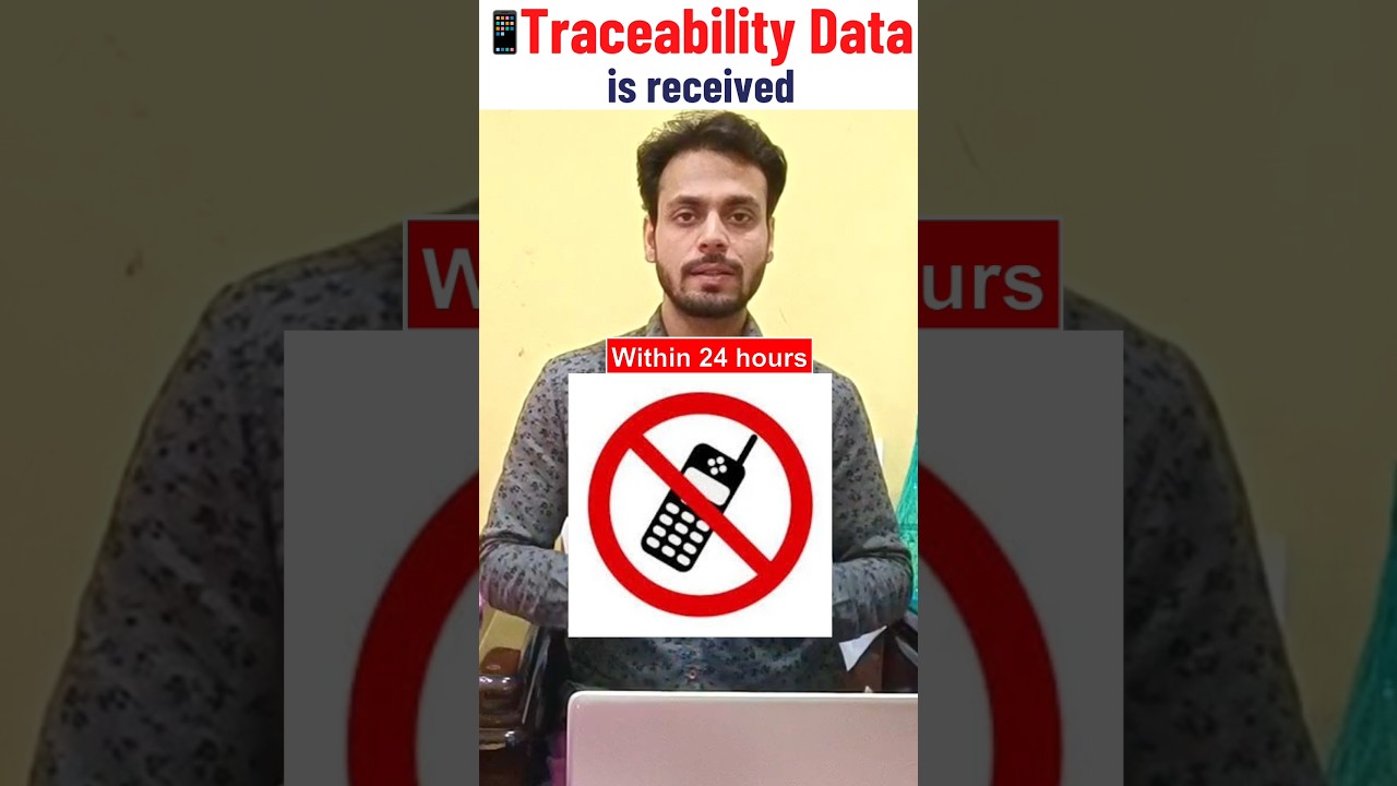 CEIR Traceability Data Received #ceir #traceability #lostphone #infosuch #shortsfeed