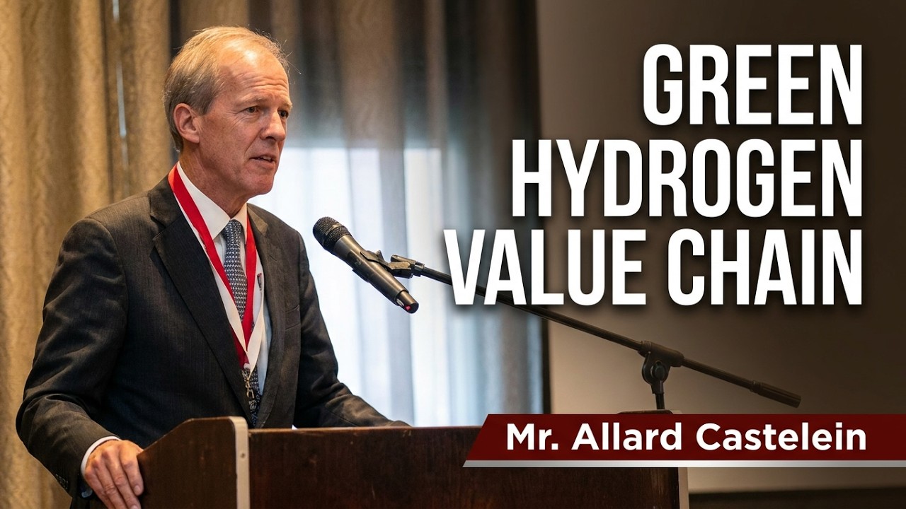 The Mechanics of Green Hydrogen and Electrolysis by Mr Allard Castelein, CEO of Port of Rotterdam