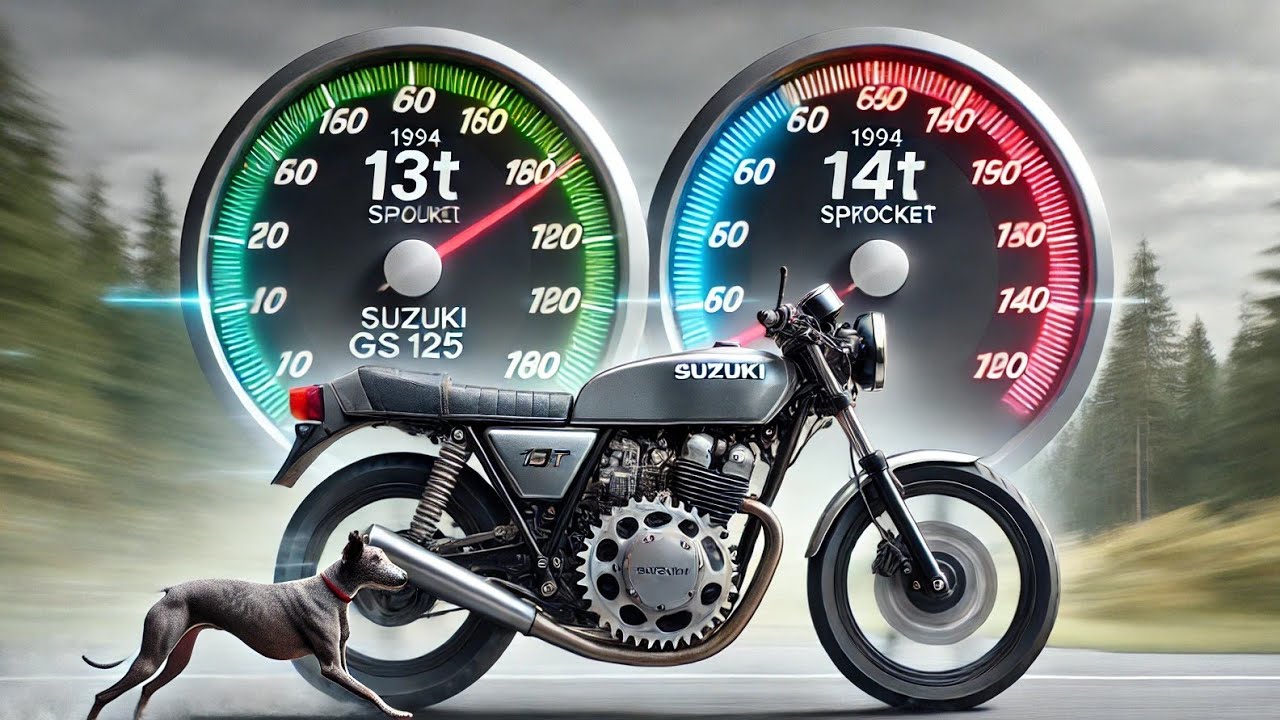 125cc Sprocket Test: 13T vs 14T – Top Speed Comparison!