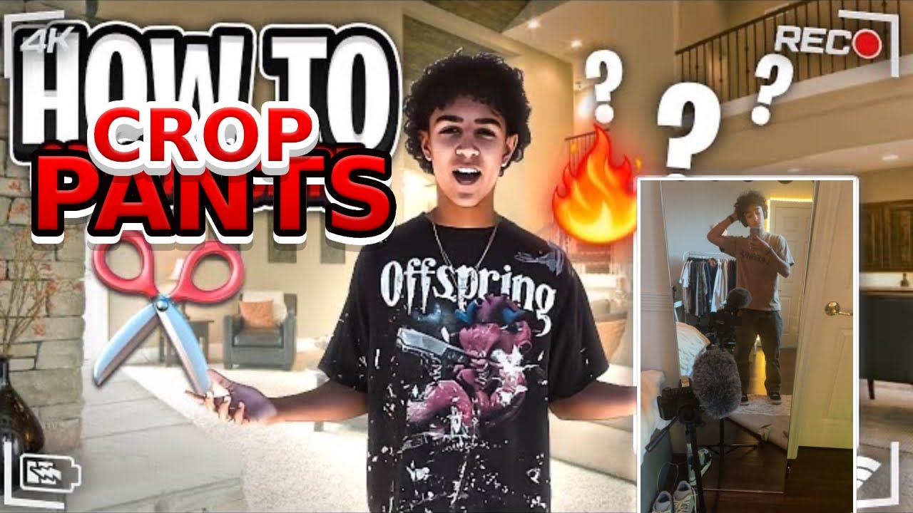 HOW TO: Crop PANTS Tutorial | Men's Fashion & Streetwear