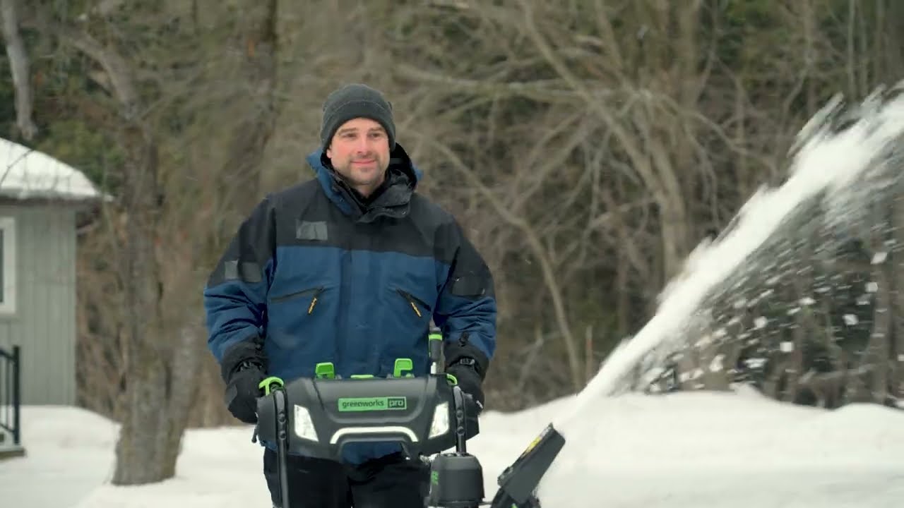 Greenworks X Scott McGillivray - Winter is Brutal 80v Snowthrower Type B 15s Spot