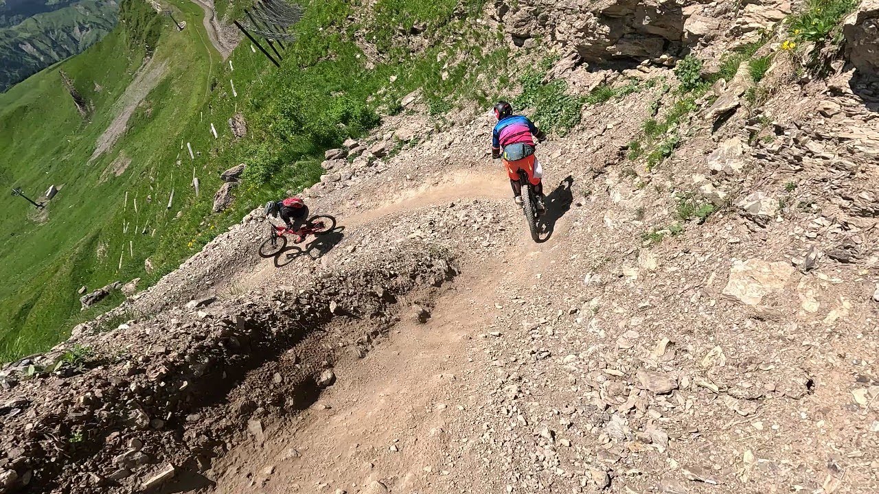 Morzine 2024. Grand Conche (Swiss National) top to bottom