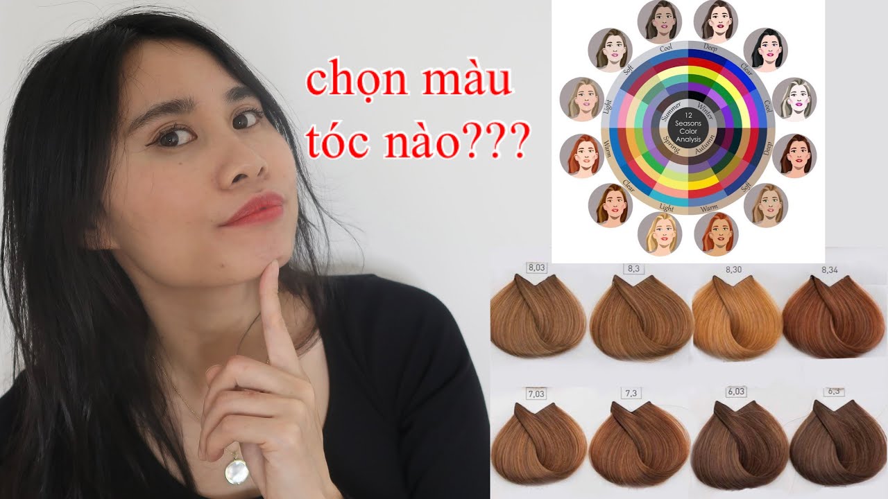 CÁCH CHỌN MÀU TÓC NHUỘM ĐẸP NHẤT THEO TONE DA