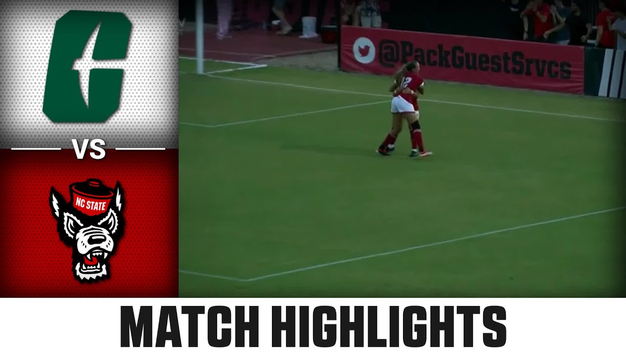 Charlotte vs. NC State Match Highlights | 2024 ACC Women's Soccer