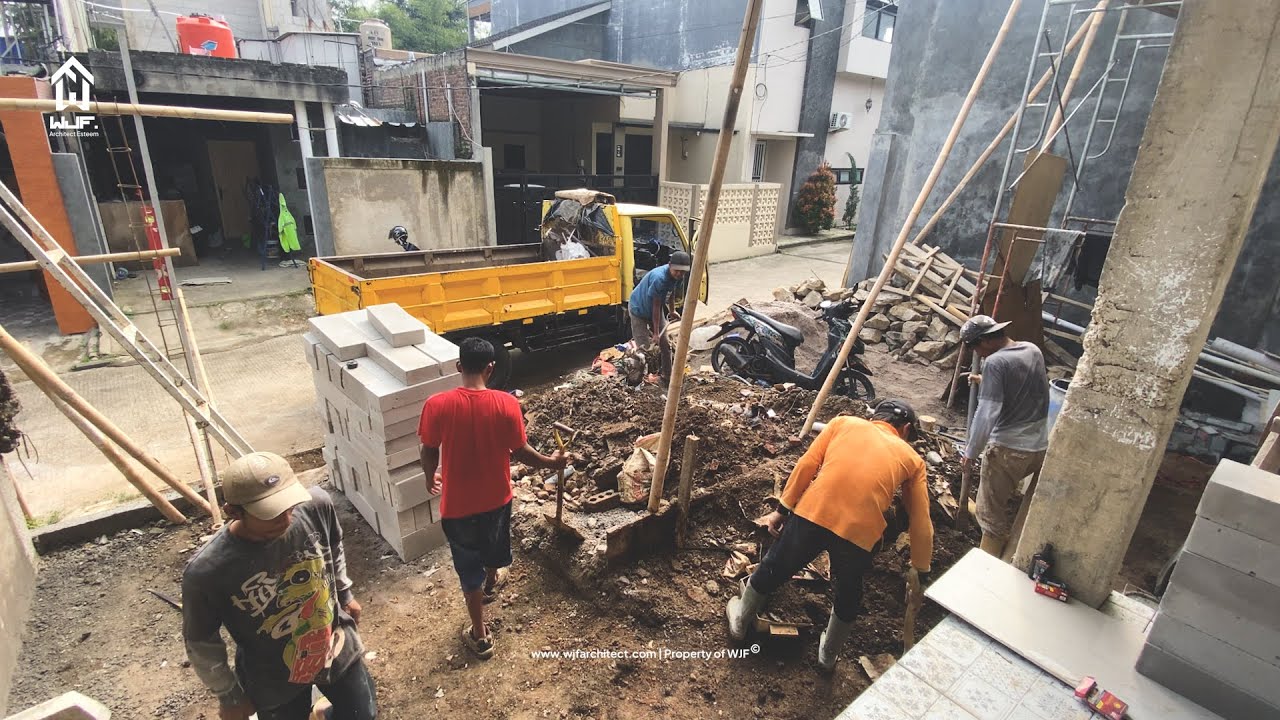 94% Progress Renovasi 2.5 lantai 700 juta Bandung✨
