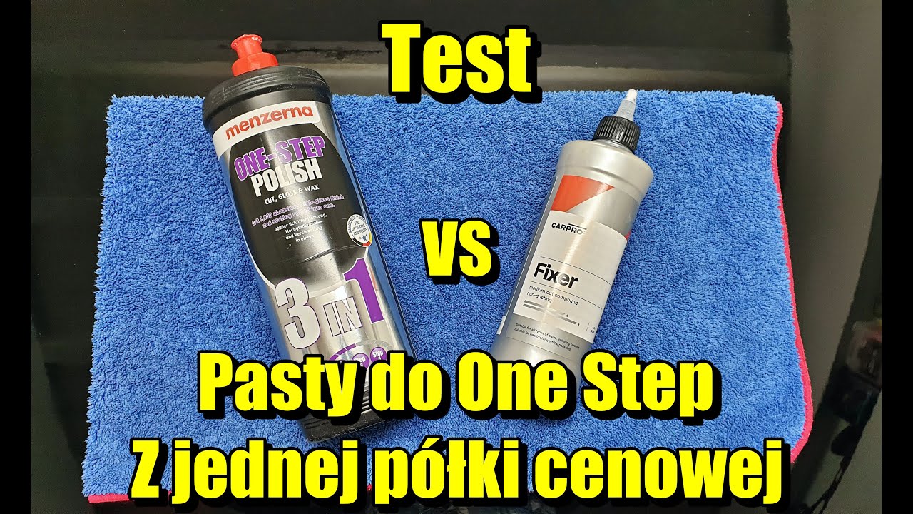 Polerowanie samochodu: Menzerna ONE STEP POLISH vs CarPro FIXER  / Nie mam czasu MYJĘ AUTA / #SK #39