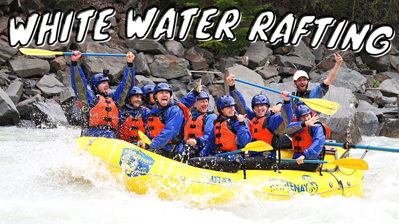 WHITE WATER RAFTING Kicking Horse River! | Kootenay River Runners | Road Trip Across Canada Series