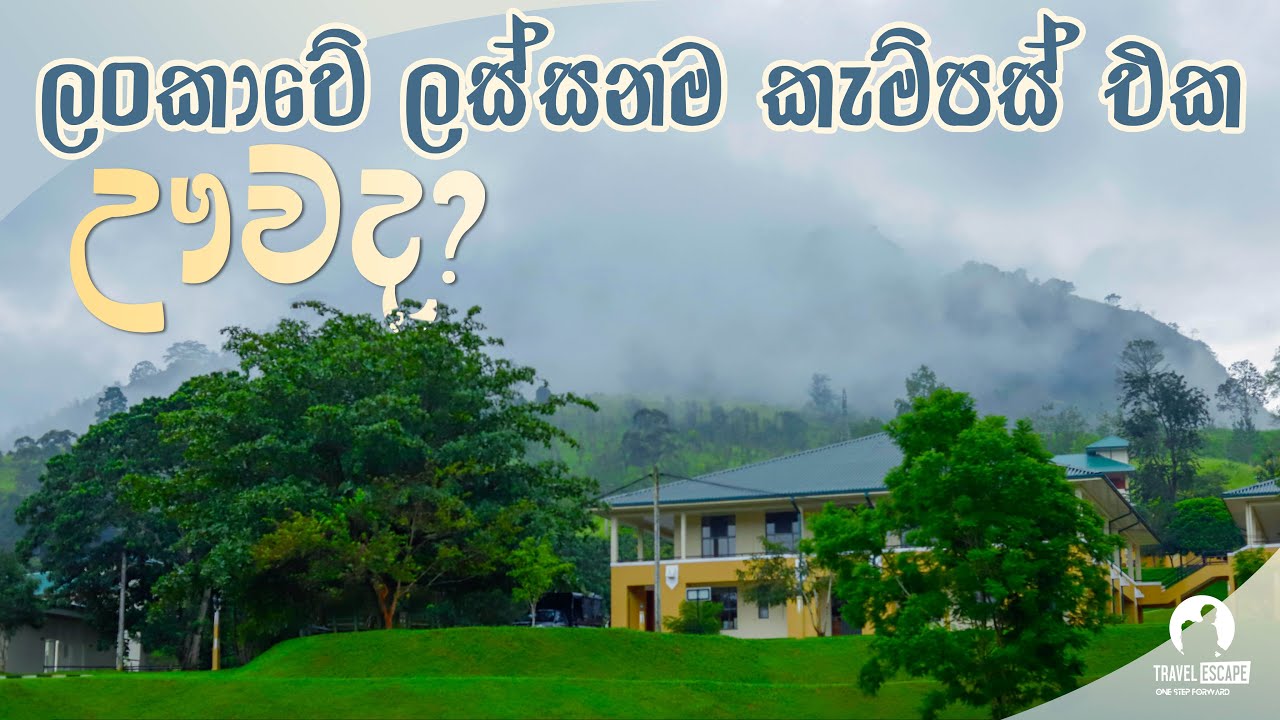 මීදුමෙන් වැසුණු ඌව වෙල්ලස්ස විශ්වවිද්‍යාලය / Uva Wellassa University covered in Mist