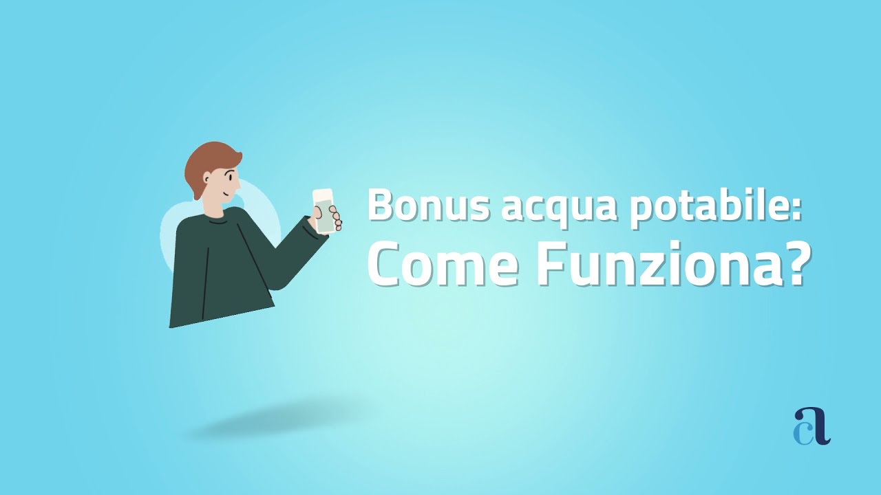 Bonus acqua potabile: Come funziona?