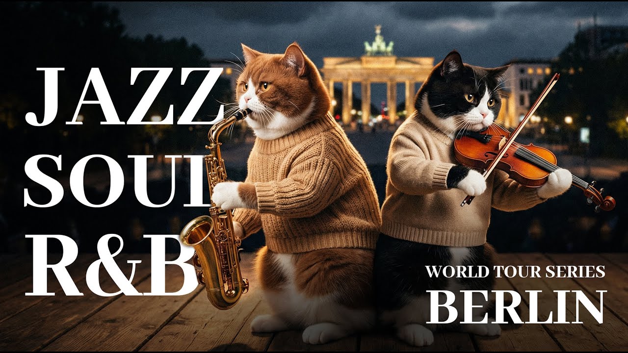 Warm Winter Lounge Jazz Soul RnB Instrumental for Relax and Night Calm from The Cat's Band at Berlin