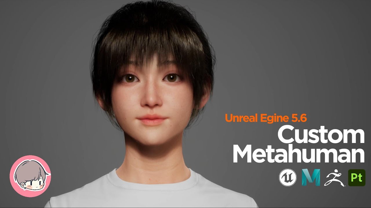Пользовательский конвейер MetaHumans #unrealengine5 #maya #xgen #zbrush #substance3dpainter #meta...