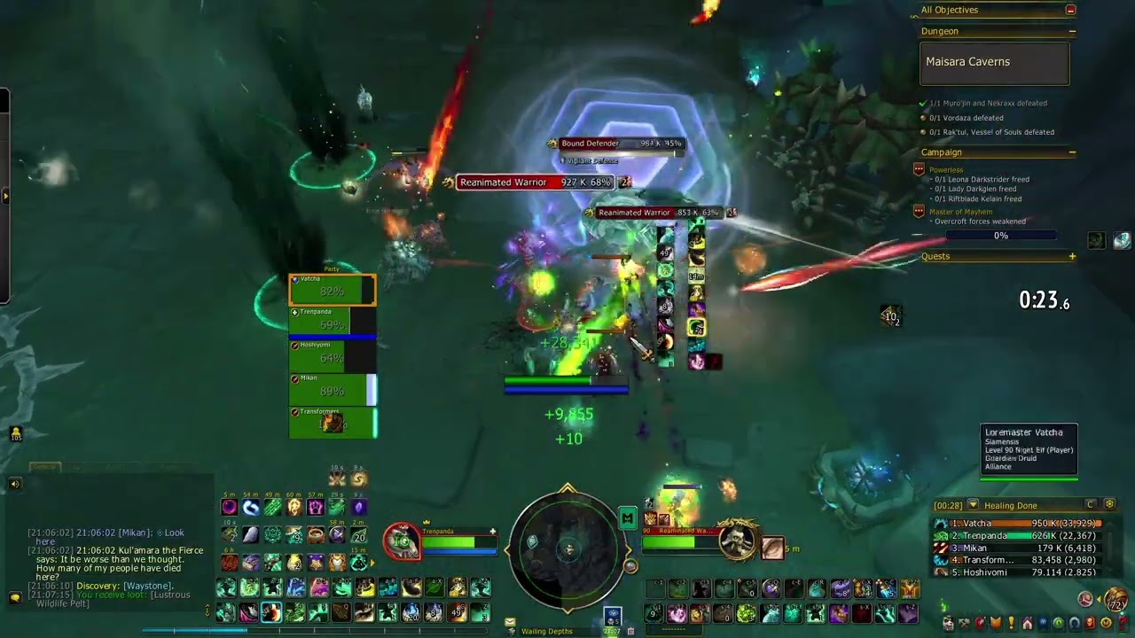 Trenpanda ใน Maisara Caverns - WoW Midnight Mythic 0 Dungeon ครั้งแรกของภาค