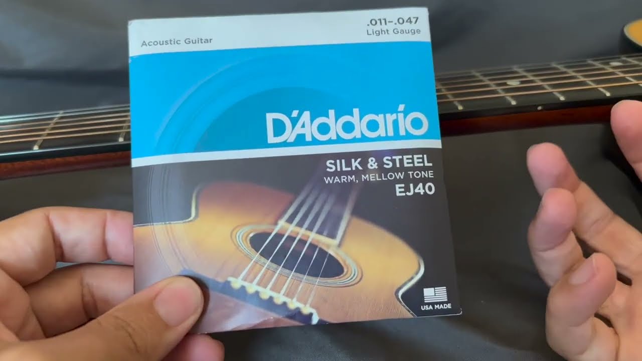 Avaliação das cordas D´Addario EJ40 Silk & Steel