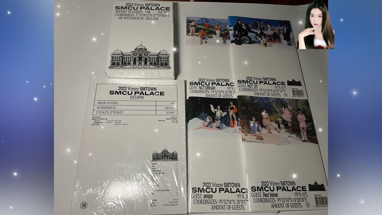 UNBOXING 2022 WINTER SMTOWN : SMCU PALACE (Palace,Portrait Book,Red Velvet,NCT 127 & DREAM & aespa)