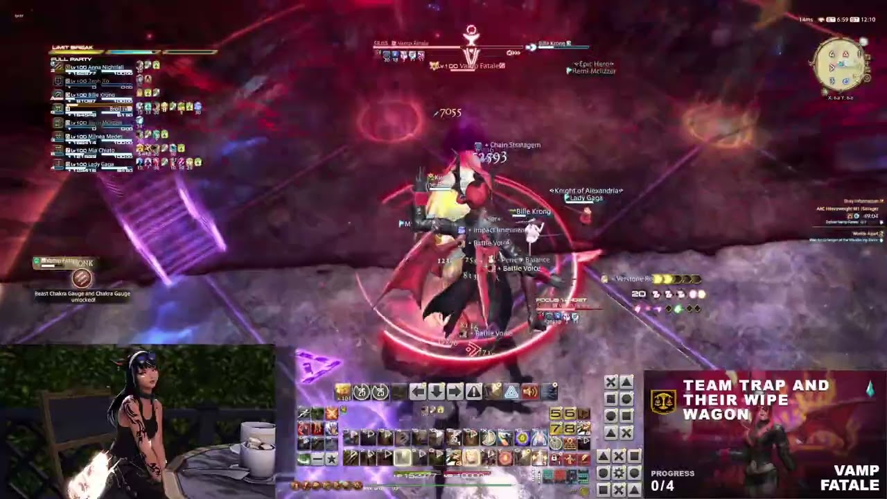 FFXIV - M9S Savage Day 1 Clear | MNK PoV