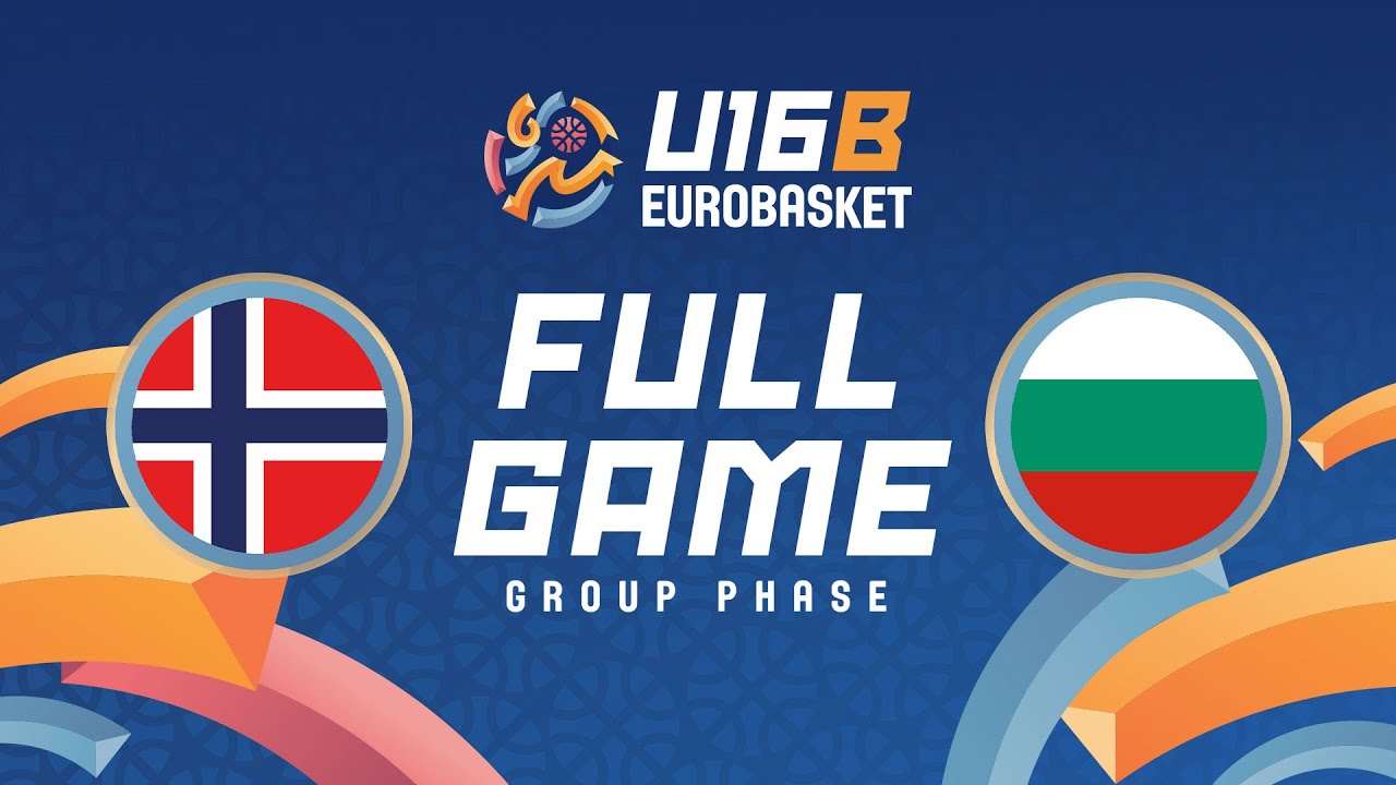 Group Phase | Norway v Bulgaria | Full Basketball Game | FIBA U16 EuroBasket 2025 Division B