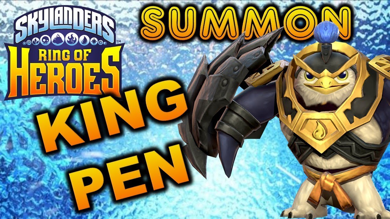 MASTER KING PEN - Character SUMMONING & Showcase | Skylanders: Ring Of Heroes!