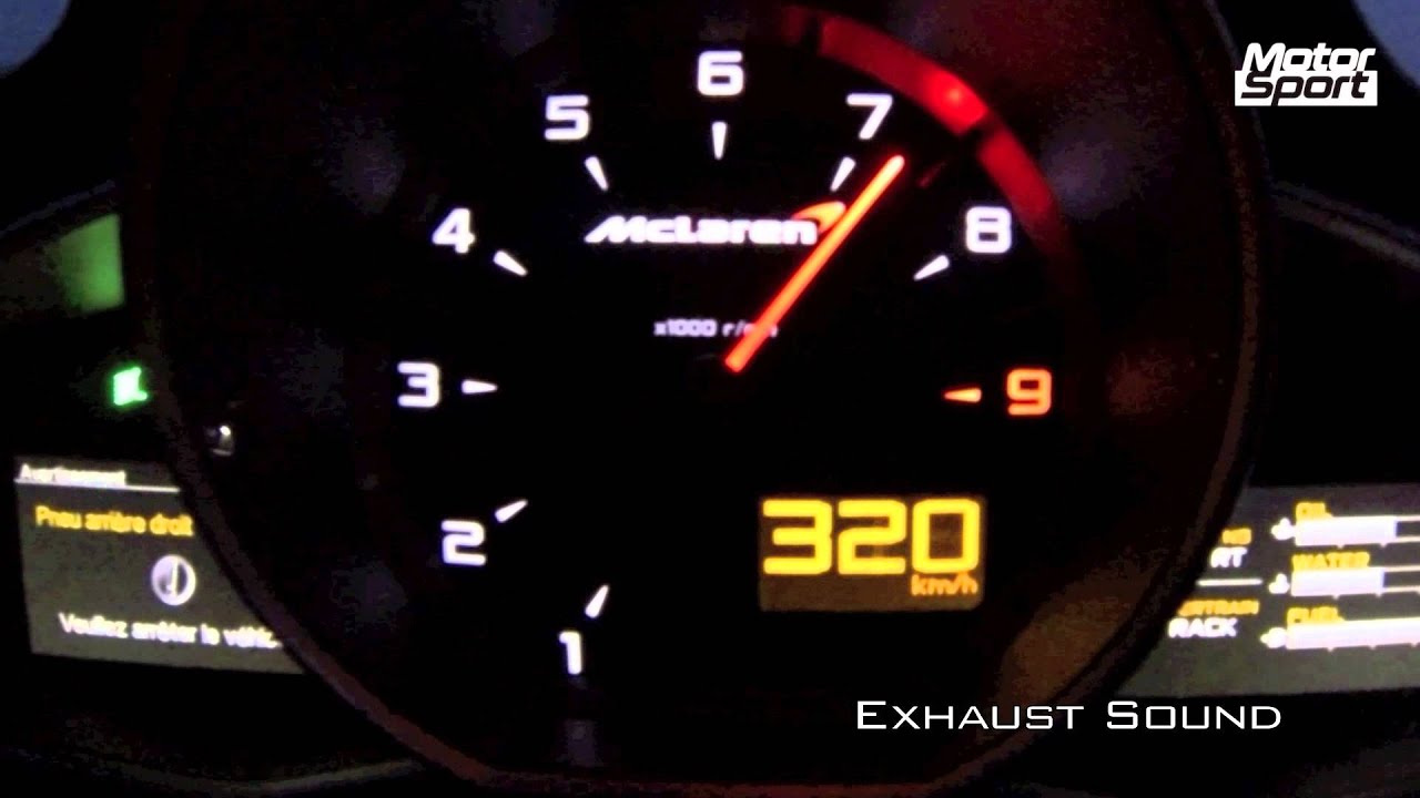 0-326 km/h : McLaren MP4-12C Spider (Motorsport)