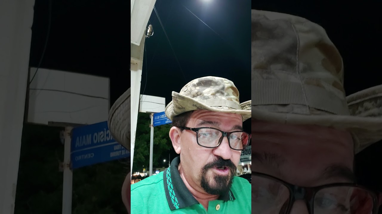 A noite na cidade de Tibau-RN! uma maravilha, podem conhecer kkk