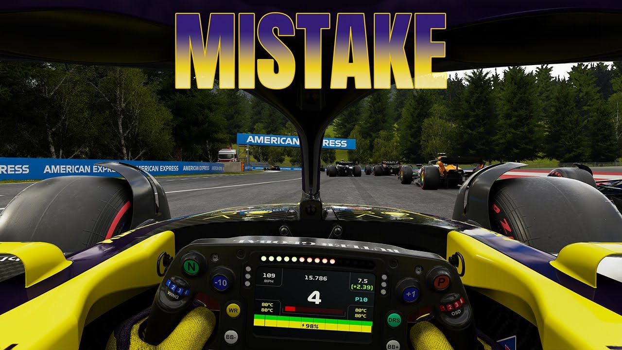 F1 Cockpit Cam &ndash; F1 25 Career Mode | Aiden Jackson at Austria Reverse (5-Lap Race)