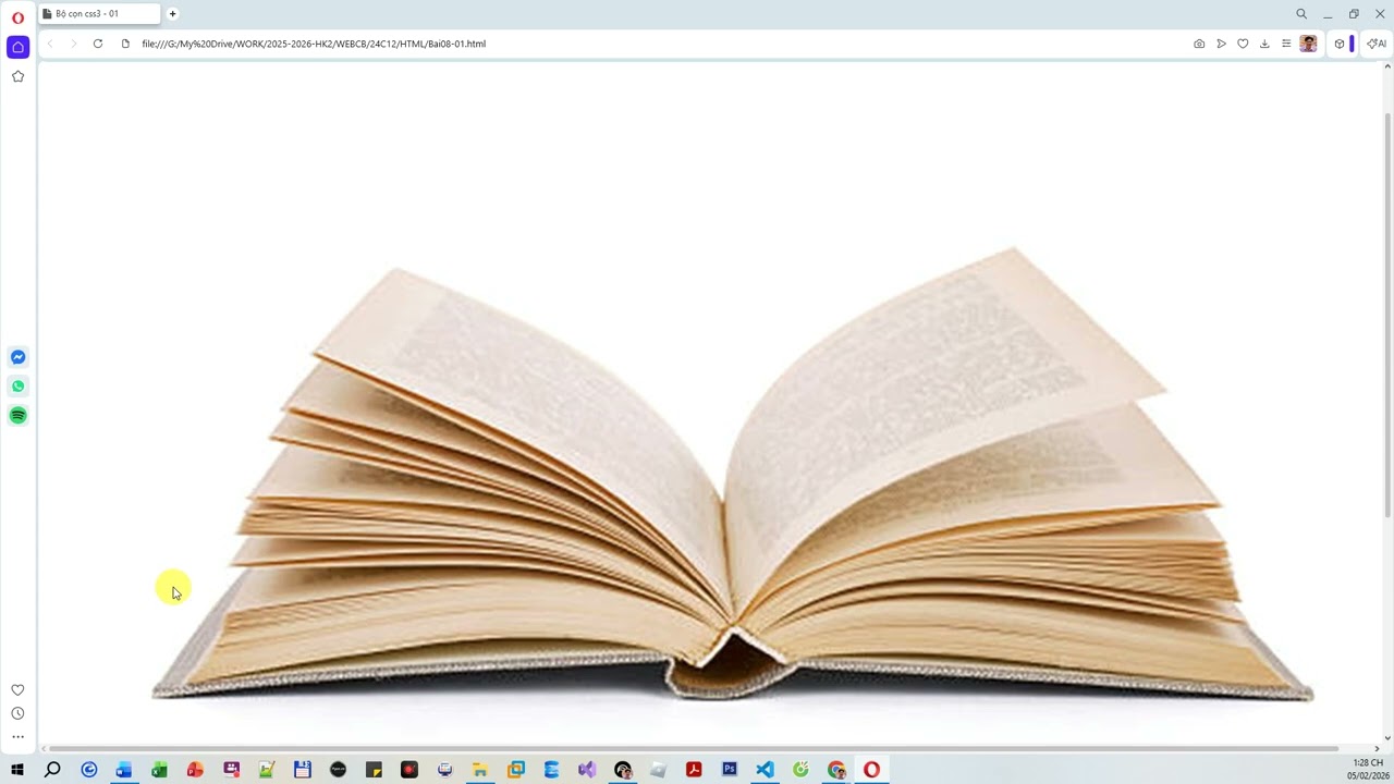 WEBCB- Bài 08- Làm việc với bộ chọn trong css3