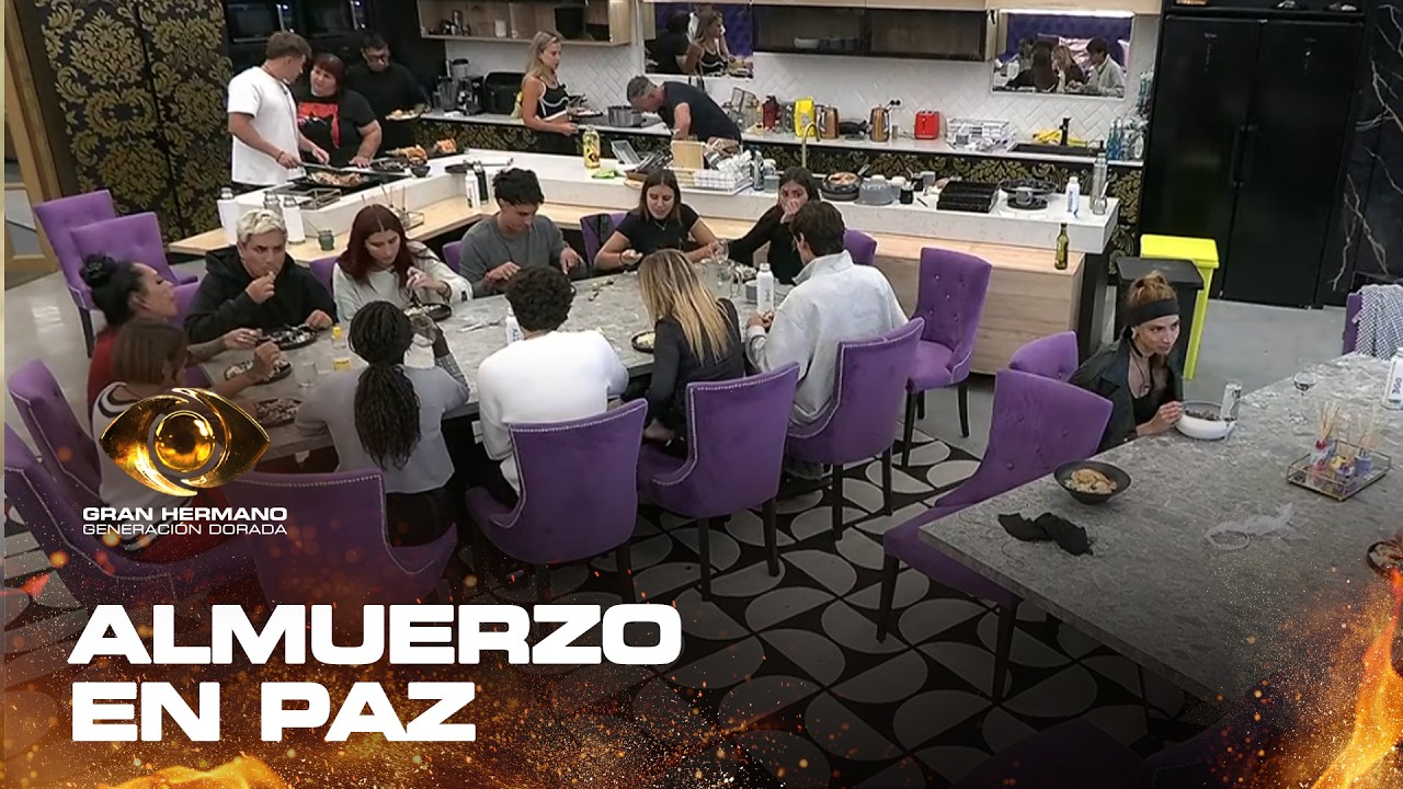Tregua en la casa: as&iacute; fue el almuerzo 
