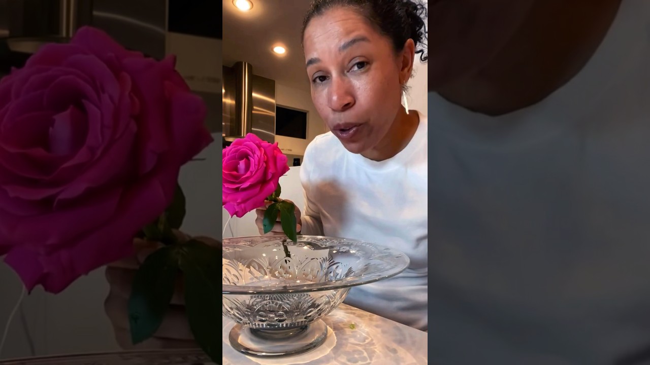 Save Money On Roses: World&rsquo;s Fastest Flower Arrangement #flowerdesigns  #thrifting #thriftwithme