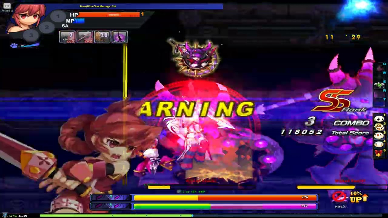 Grand Chase Classic Elesis Tower Of Disappearance Solo