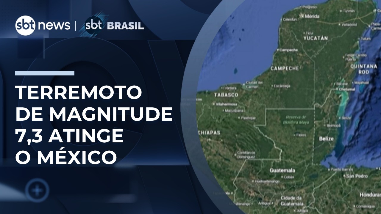 Terremoto de magnitude 7,3 atinge M&eacute;xico e Guatemala; tremor gera alerta de tsunami | #SBTBrasil