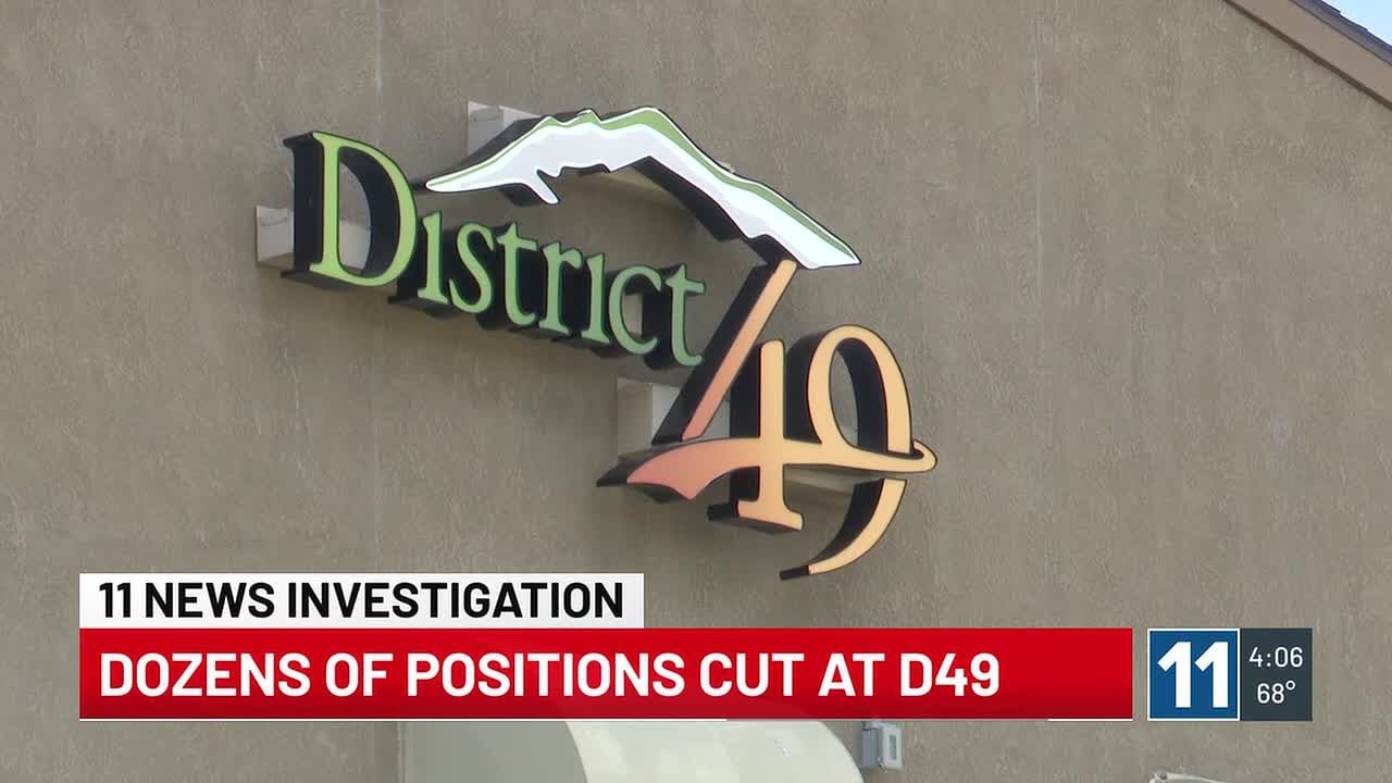 WATCH: Tenured teachers being cut from one of the Colorado Springs area's largest school district...