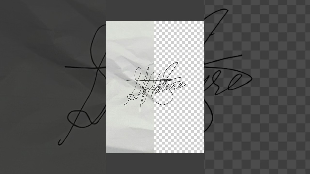 How to Make Your Digital Signature in Photoshop!
