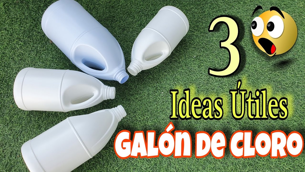 3 Sorprendentes y Útiles Ideas con GALONES de CLORO ♻️ Fácil y Funcionales Ideas para el Hogar.
