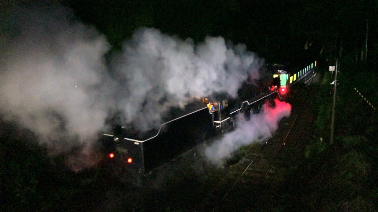 【史上初】D51が後補機！？激レア編成での山口線試運転【蒸気機関車】Japanese Steam Locomotive D51200 test run