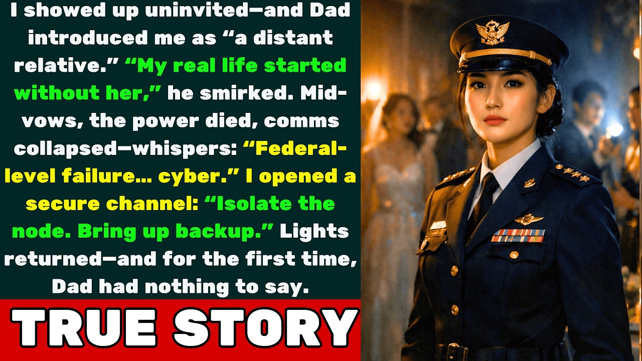 My Father Humiliated Me at His Wedding Thinking I Was a Nobody — Until the Power Went Out and He..