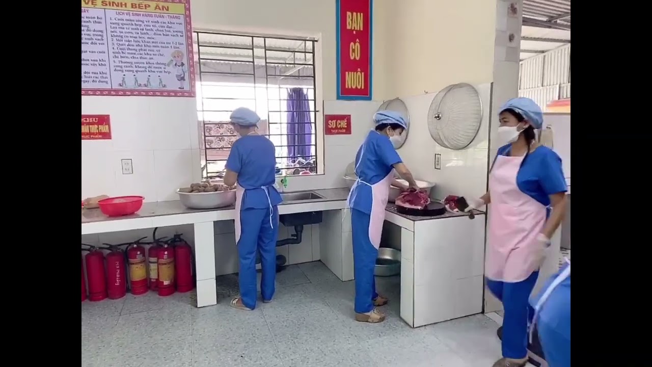 Bếp ăn 1 chiều, trường mầm non Minh Lãng, xã Minh Lãng,huyện Vũ Thư, tỉnh Thái Bình