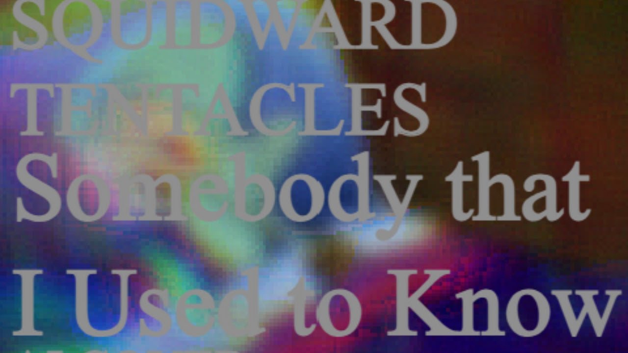 Squidward Tentacles - Somebody That I Used to Know (AI Cover)