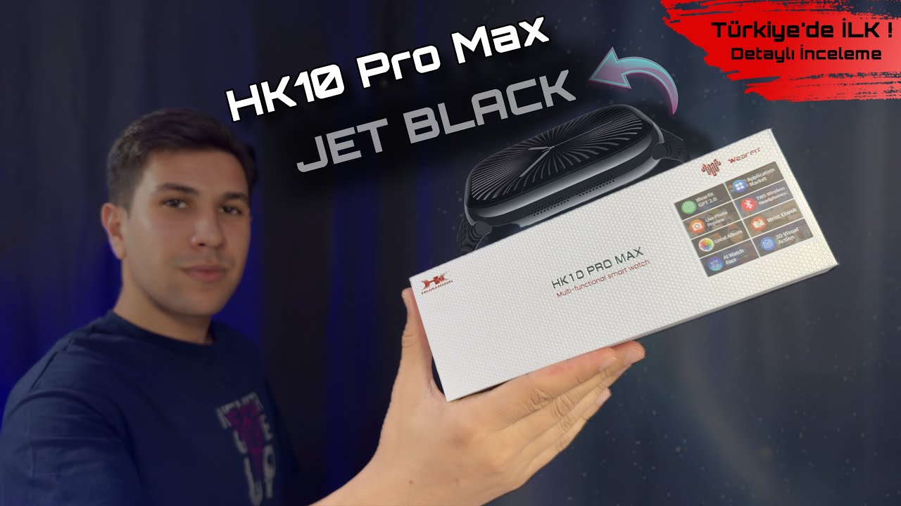 HK10 PRO MAX JET BLACK ! TÜRKİYE’DE İLK DETAYLI İNCELEMESİNİ YAPTIM