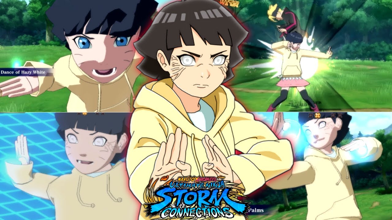 NEW Himawari Uzumaki Moveset Showcase - Naruto x Boruto Ultimate Ninja Storm Connection