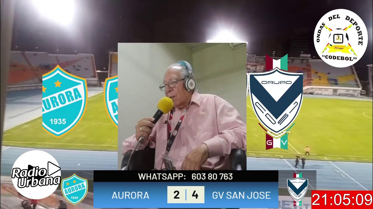 AURORA vs GV SAN JOSE En Vivo ⚽️