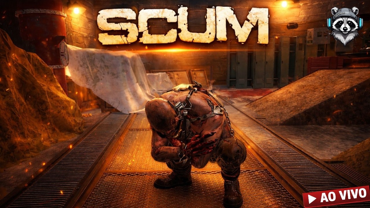SCUM - HOJE É BAGUNÇA! VAMOS ENCARAR O RAZOR?  #aovivo #scum  #livepix