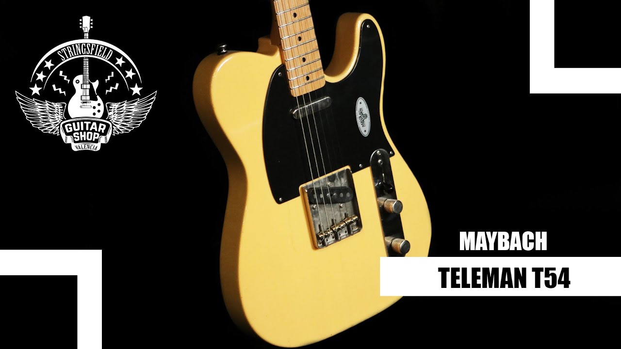 Guitarra El&eacute;ctrica Maybach Teleman T54 Butterscotch Blackguard Aged