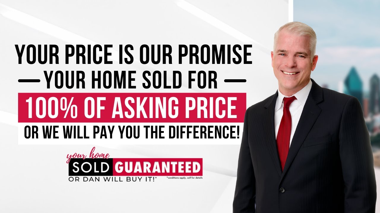 Your Price is Our Promise-Your Home Sold for 100% of Asking Price or We Will Pay You the Difference!