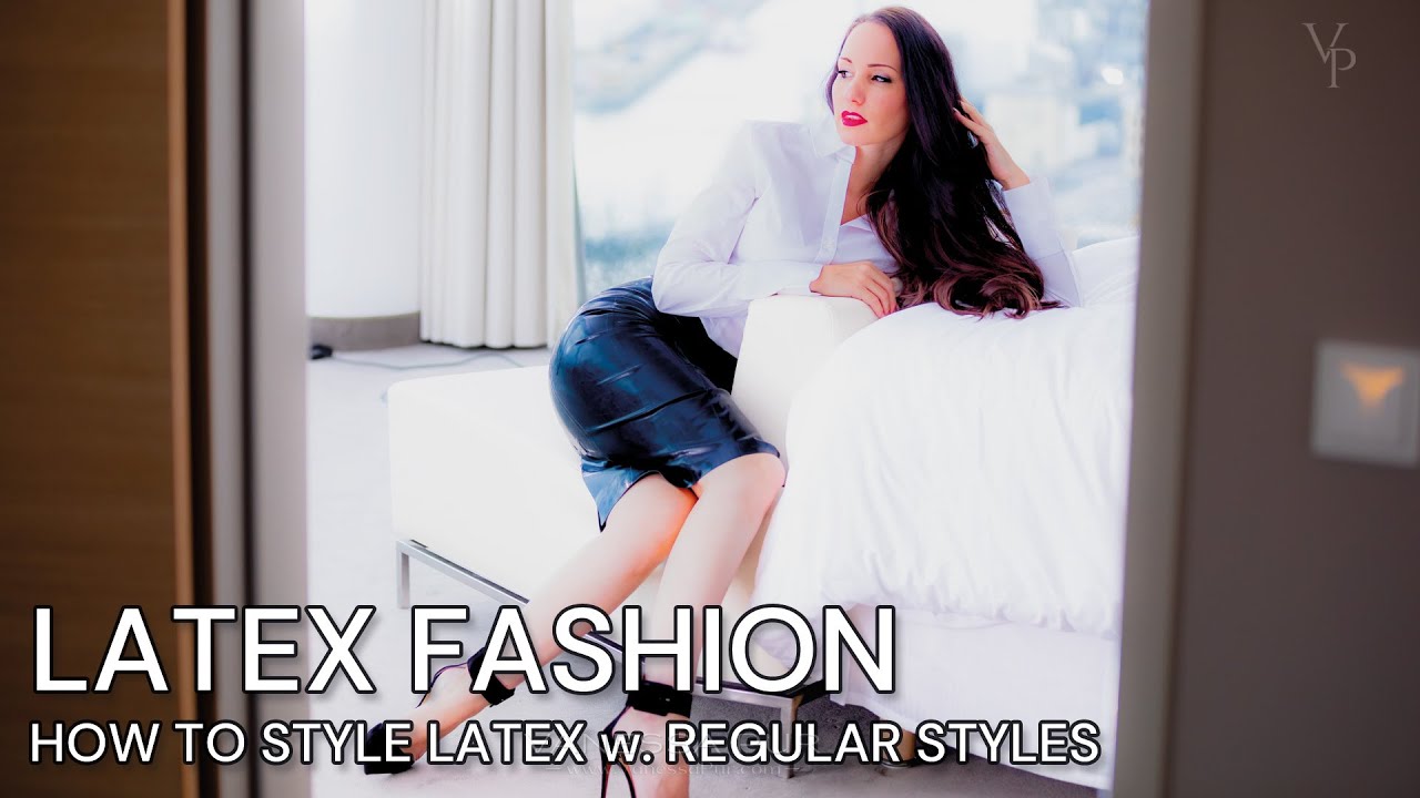 LATEX SKIRT, HIGH HEELS and white BLOUSE - Most LUXURIOUS Duplex Hotel Room Tour