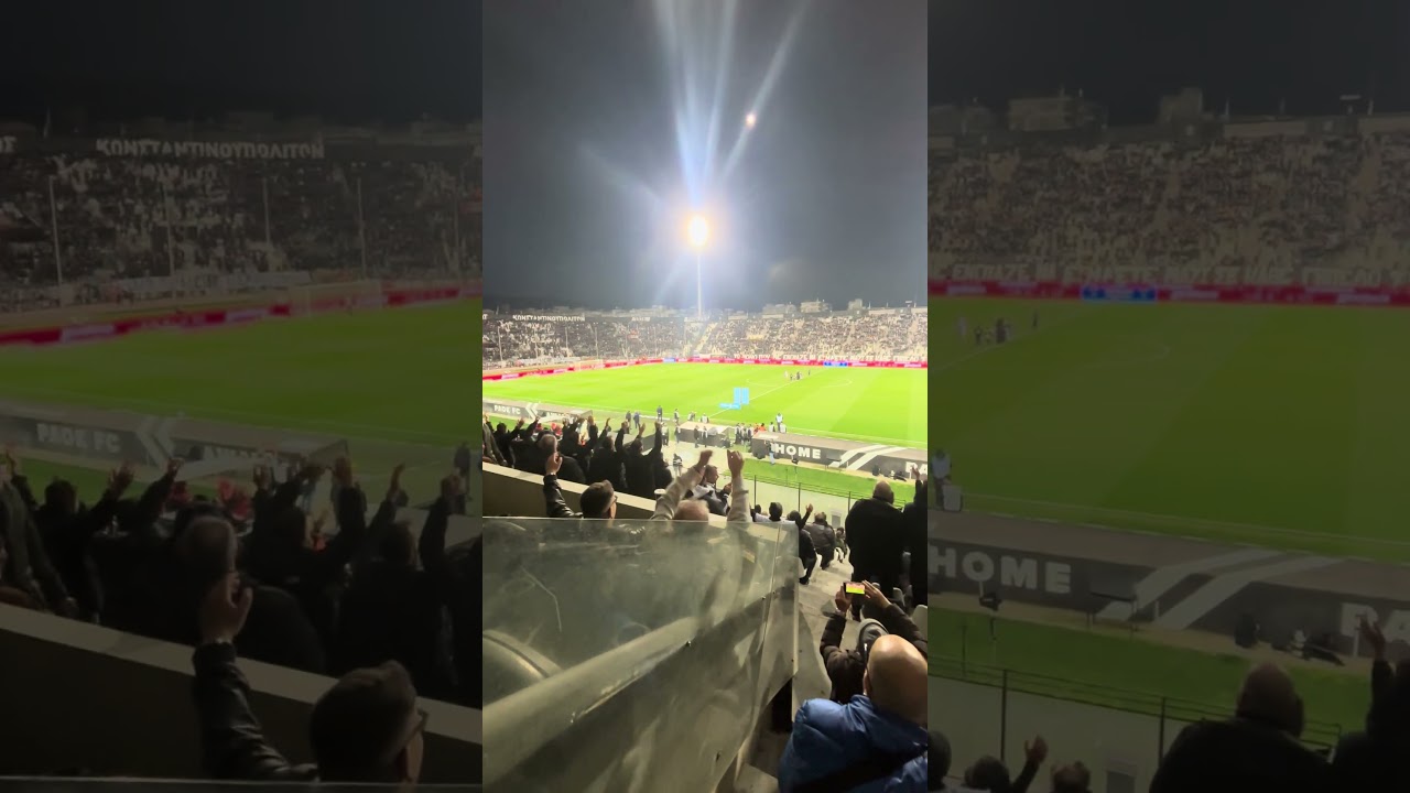 This PAOK Ritual Is INSANE 🔥 #PAOK  #PAOKFans  #Ultras  #FootballAtmosphere  #GreekFootball