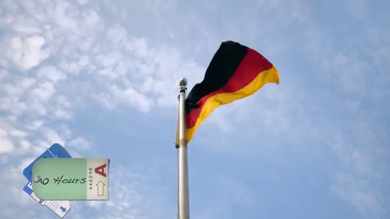 🇩🇪Flag Of Germany Waving In The Wind 4K UHD 60 fps 10hrs 🇩🇪