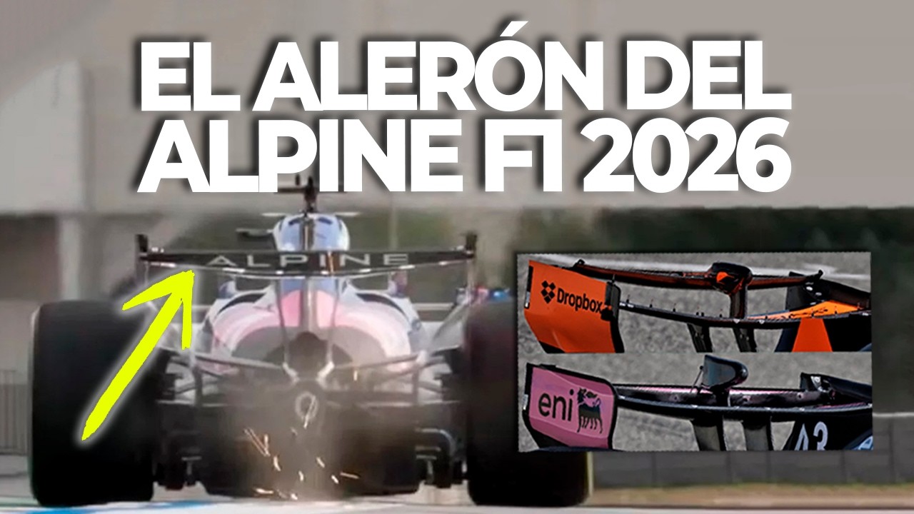 EL ALERÓN DEL ALPINE F1 DE 2026: ¿CUÁL SERÍA EL MOTIVO DE SU DISEÑO INVERTIDO?