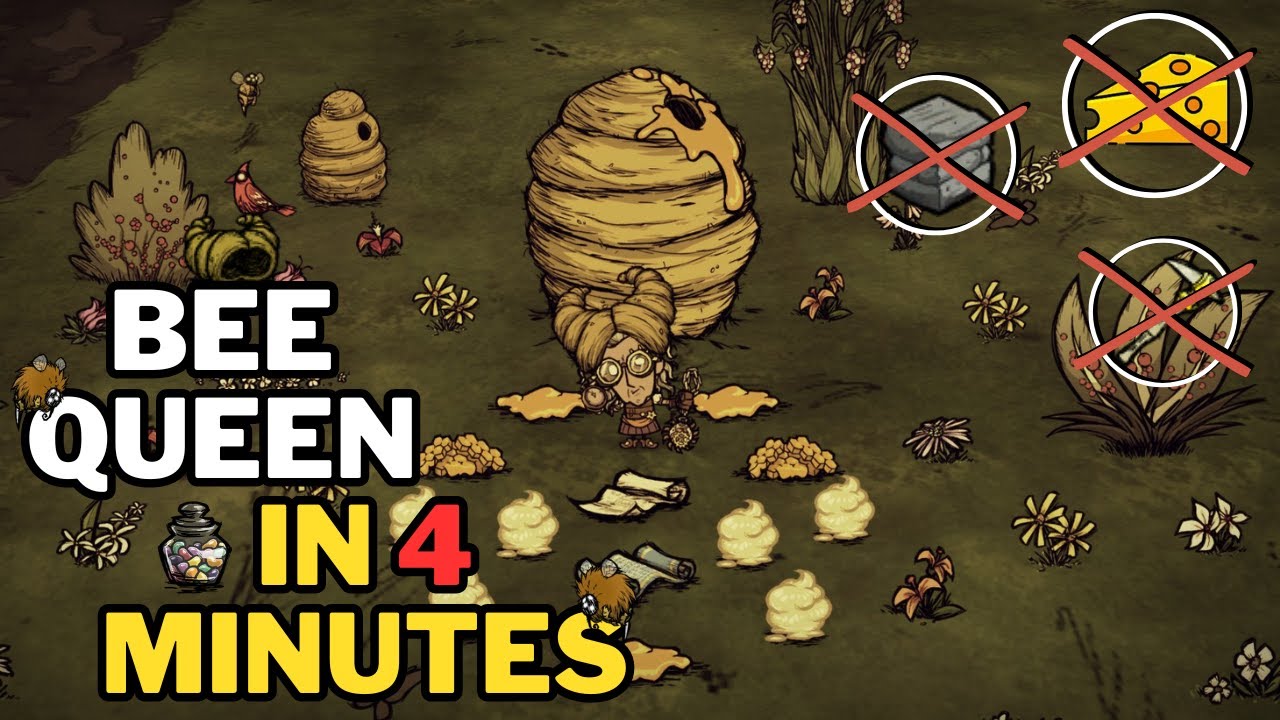 Bee Queen in 4 minutes as Wanda (No cheese) - Don't Starve Together | DST