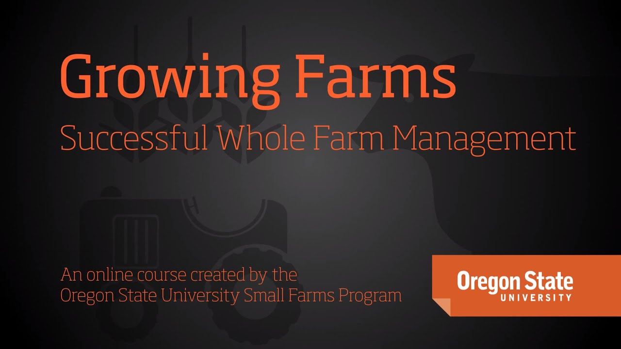 Small Farms Course Summary