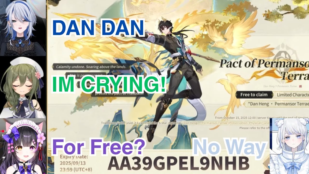 Japanese Streamer React to Free Dan Heng For 3.6 | Honkai: Star Rail