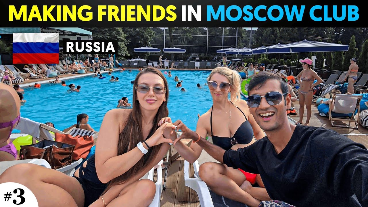 Hot Beautiful Beach Clubs in Russia 🇷🇺 | Making Friends in Moscow Club